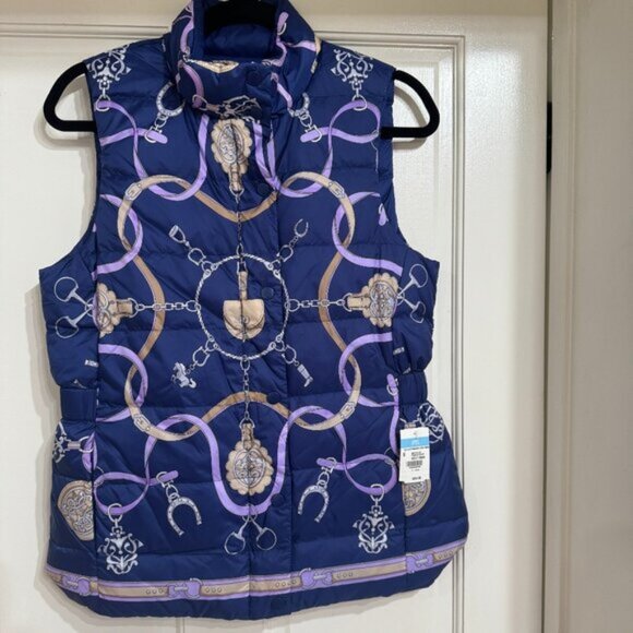 NEW with Tags NWT $258 J.McLaughlin Nichols Vest Reversible sz S - Picture 1 of 4